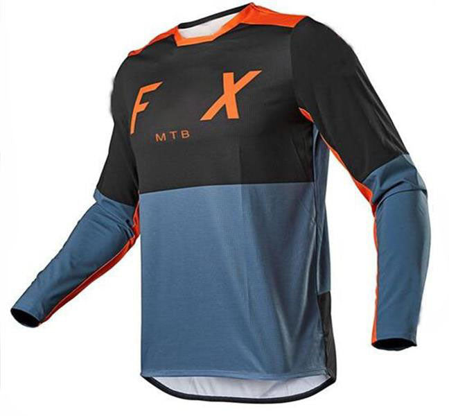 2021 tide brand speed drop suit outdoor riding long-sleeved polyester quick-drying T-shirt men&#039;s tops mountain bike couple cycling clothes