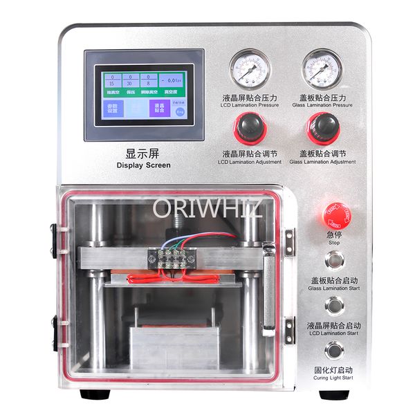 For Curve Screen LCD Used OCA Vacuum Laminating Machine NO bubble Automatic OCA Laminator Machine For LCD Refurbished Machine