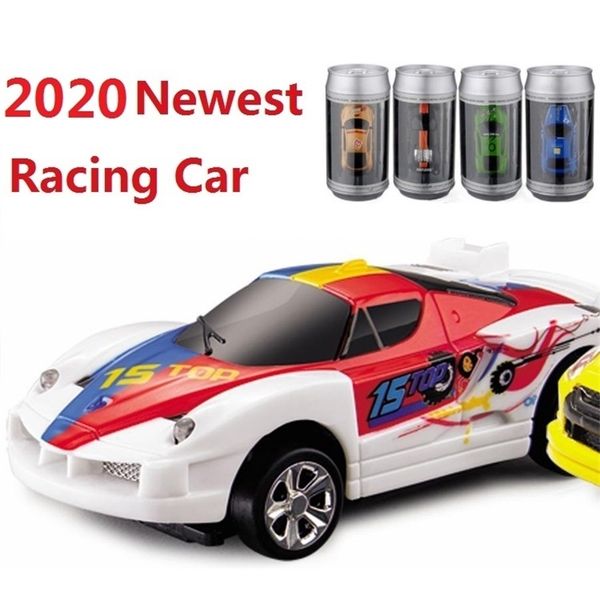16 Hot Sale Coke Can Mini RC Car Electronic cars Radio Remote Control Micro Racing Car -h High speed Vehicle Gifts for Kids LJ200919