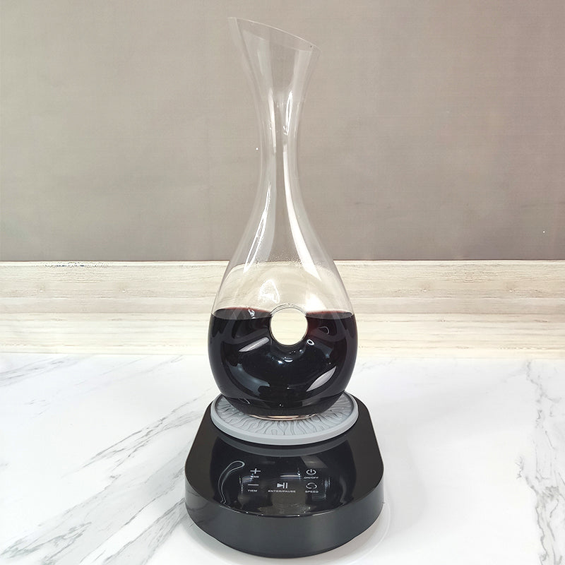 Battery-Rechargable Quick Electric Wine Aerator Dispenser Pump Automatic Wine Pourer Instant Wine Decanter
