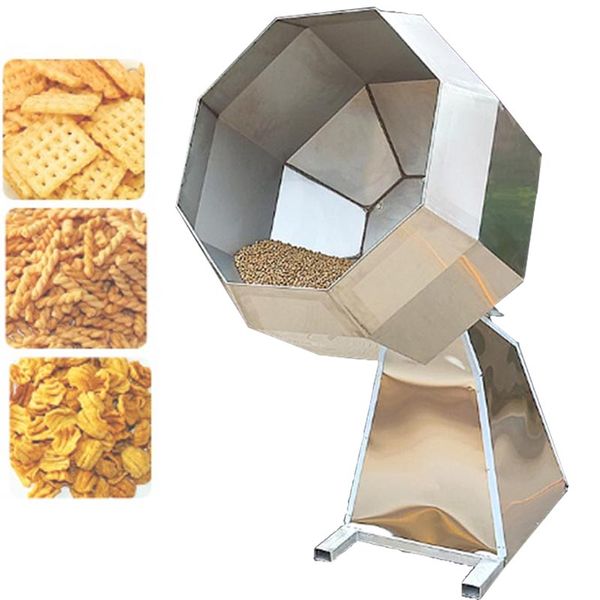 2021 factory direct salesAutomatic Snack Food Seasoning Machine potato chips nut seasoing machine cheap price Free shipping
