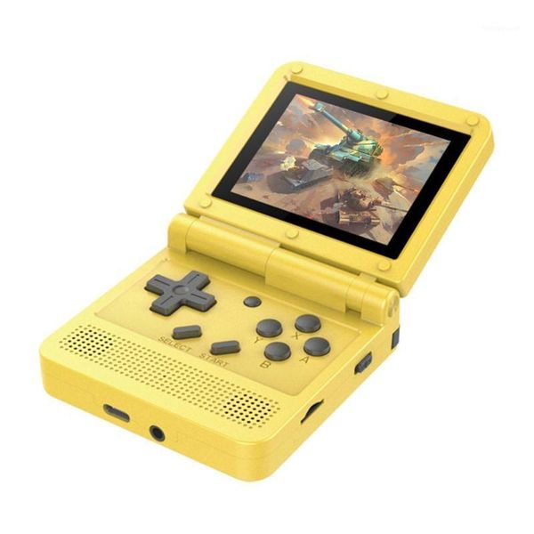 Powkiddy V90 Handheld Game player Flip Open Linux System 64 bit Retro Game Console Built in 2000+ Games1