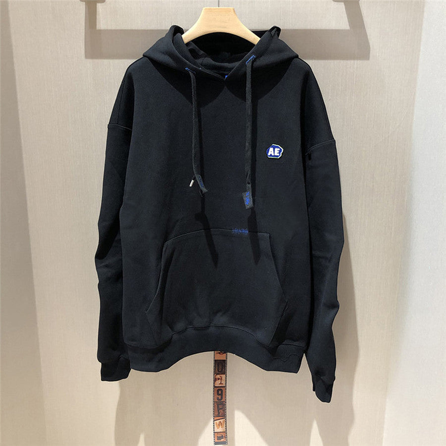 2021 New Adererror Hoodie Men Women 1:1 Best-quality Neckline Space Invaders Ader Error Pullover Sweatshirts Harajuku Streetwear Aofe