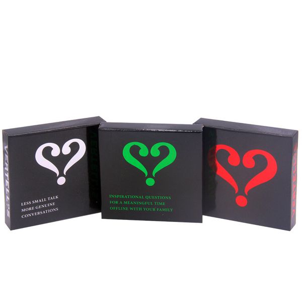 Wholesale Vertellis Classic Conversation Holiday Edition Card Game Communication Games Groups Families Friends Office 3 style Pack Game Sets