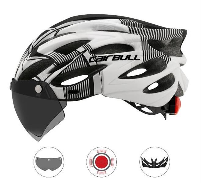 tour de france road bike integrated bicycle helmet with goggles helmet riding equipment bicycle helmet