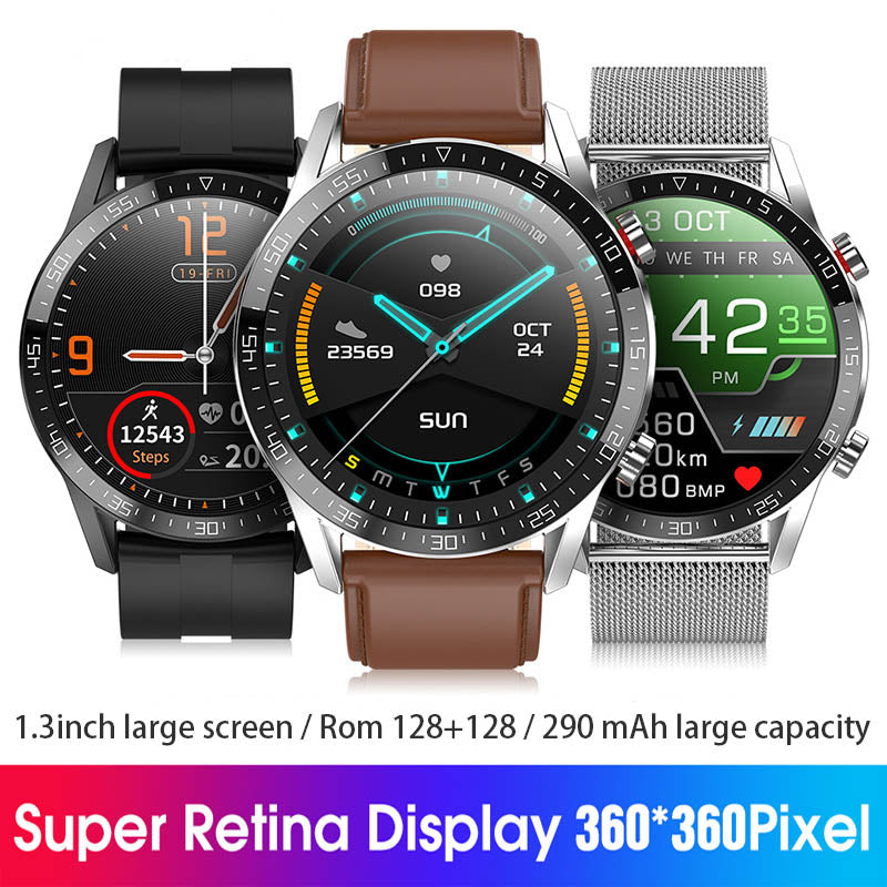 Smartwatch L13 Fashion High-grade Sports Bluetooth Call Wrist Watch 1.3inch 360*360 RAM128 ROM128 290mAh IP68 Waterproof Factory Recommend Smart Mov