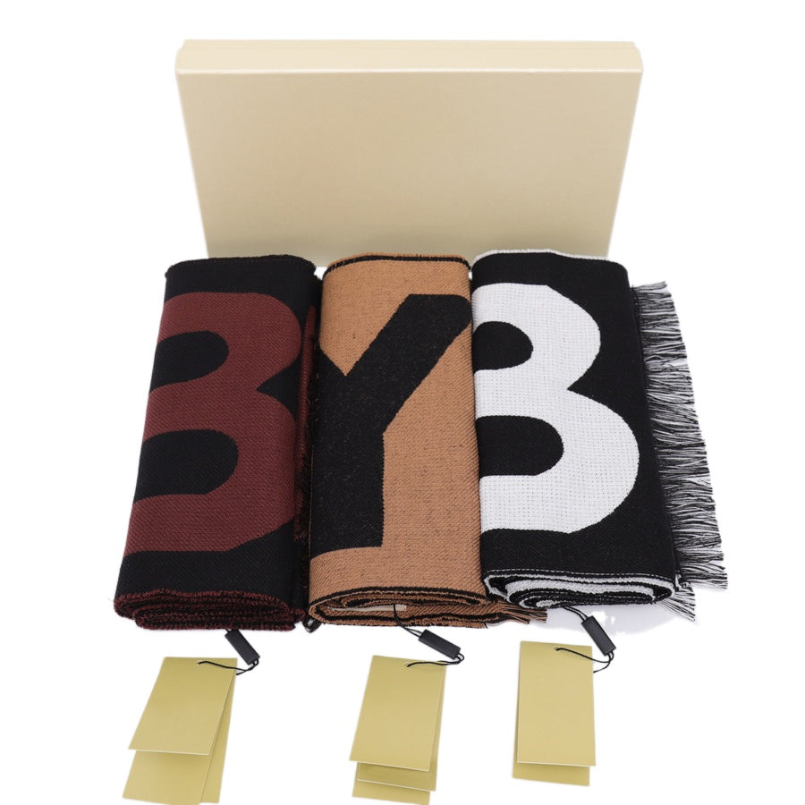 high qualtiy Designer Scarf Fashion Winter Scarves Soft Cashmere Big Letter Reversible Design for Man Women Shawl 3 Color Top Quality