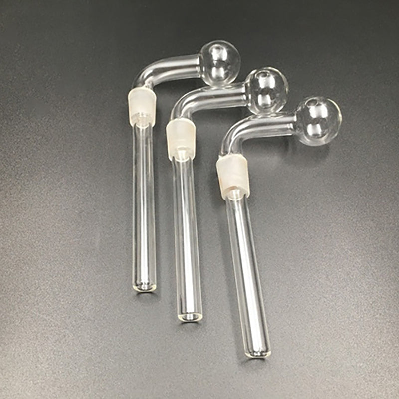 Clear 14mm Male Joint Glass Tobacco Bowls Oil Burner Pipe for Bong Glass Bongs Adapter 30mm Big Bowl Smoking Tubes Thick Pyrex Transparent Dab Rig W