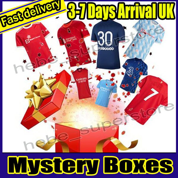 MYSTERY BOX Season Blind 18-19-20-21-22-23-24 Thai Quality Soccer Jerseys men kids jersey football shirts blank Fans or player like sale dis
