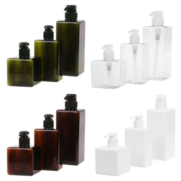 New Lotion Container Large Pump Plastic Shampoo Bottle Refillable Travel Bottle 250-280-650ML