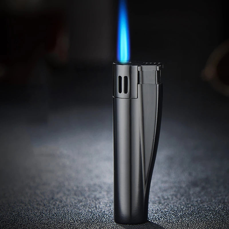 Wholesale Metal Windproof Butane Torch Lighter Jet Mini Gas Inflatable Flint Lighters Dropshipping Men Gadget Gift