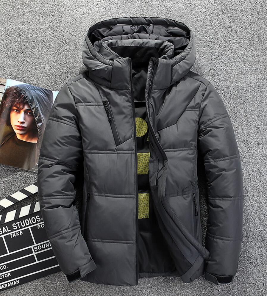 The Men down Jackets Mens Winter Parka Warm keep warm Down Coat hoodies Soft shell Hats thick outdoor outerwear fac male clothing jacket