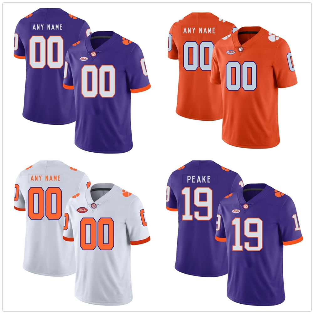 NCAA college Clemson Tigers 20 Brian Dawkins Football men youth 16 Trevor Lawrence Tanner Muse Travis Etienne Jr. Chez Mellusi stitched Jerseys