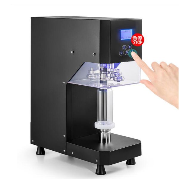 High-efficiency intelligent can sealing machine coffee-milk tea can sealing equipment pet can sealing machine LCD panel