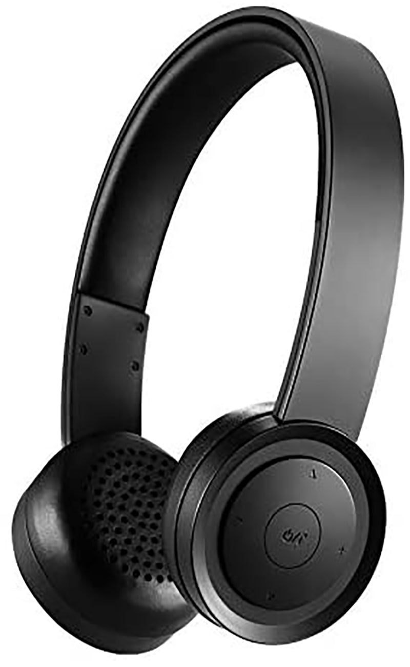 Headphones Bluetooth headset, Pollini wireless headset V5.0, deep bass, soft memory protein earmuff and built-in microphone