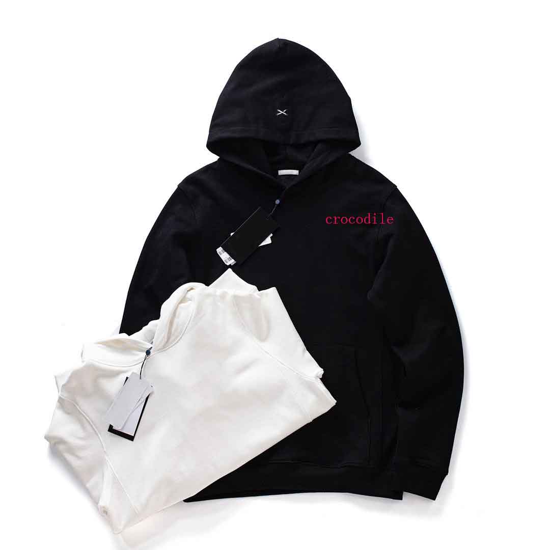 Fashion Men&#039;s Pullover Hoodie Homme 20AW Embroidery Male Clothes High Street Trend Designers Sweatershirt Top Tee S-XL 2 Colors