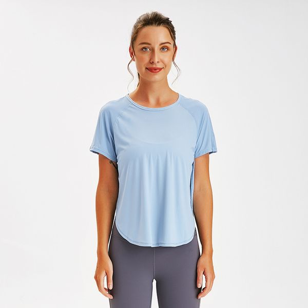 Yoga Sports Tops Short-sleeved Gym Clothes Women Loose Fit Shirt Quick-drying Breathable Fitness Casual T-shirt Yoga Top