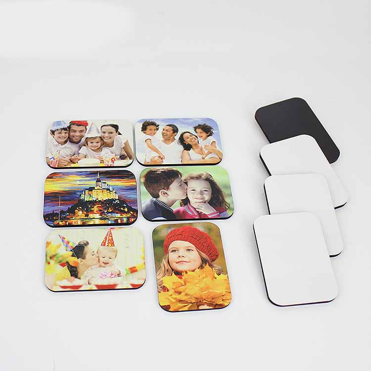 Rectangle Refrigerator Magnet Sublimation Blanks Photo Frame for Refrigerator Fridge Magnets Picture Frames to Display Family Photos