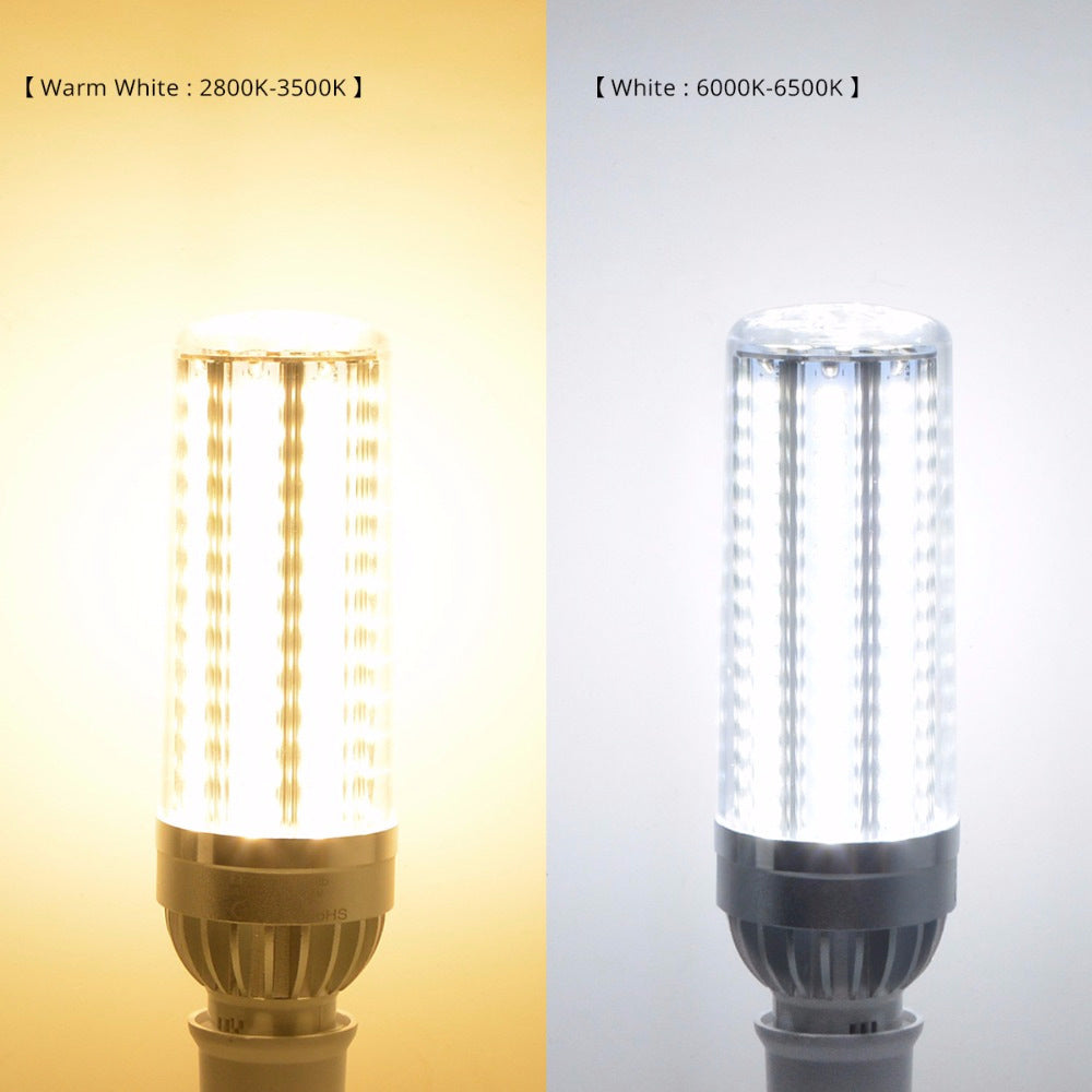 High Power LED Corn Light 25W 35W 50W Candle Bulb 110V E26-E27 LED Bulb Aluminum Fan Cooling No Flicker Light Fast delivery