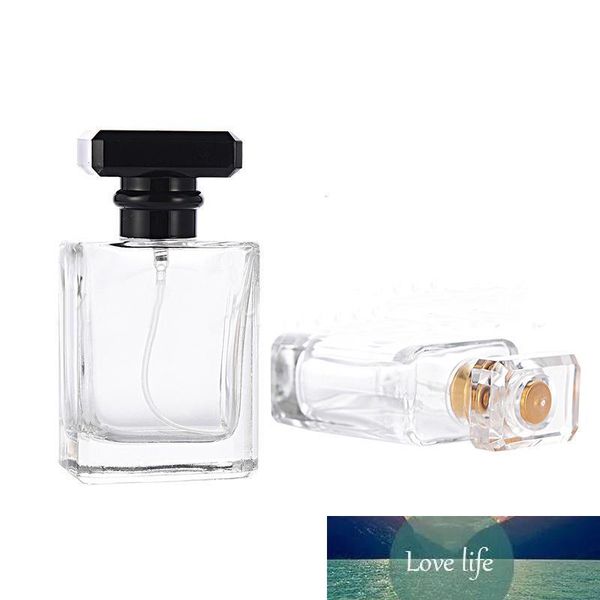 High-Grade Crystal Empty Spray Perfume Bottles Big Capacity Clear Travel Glass Bottle 50ml For Cosmetics Make Up Factory price expert design