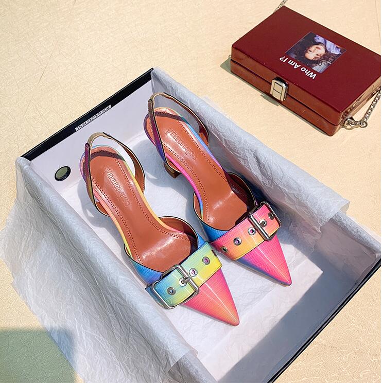 New versatile buckle wine glass and high heels web celebrity bridesmaid shoes wedding dress shoes