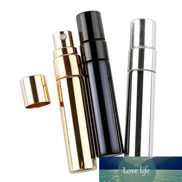 5ml Mini Refillable Perfume Bottles Gold Silver Black Perfume Atomizer Travel bottles glass spray bottles for essential oils fragrance