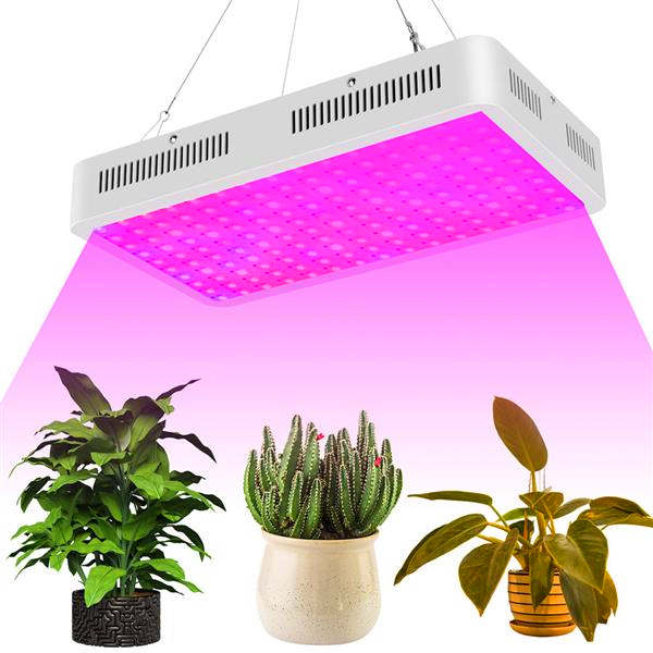 Newest Design 1500W High intensity LED Dual Chips 380-730nm Full Light Spectrum LED Plant Growth Lamp White Grow Lights