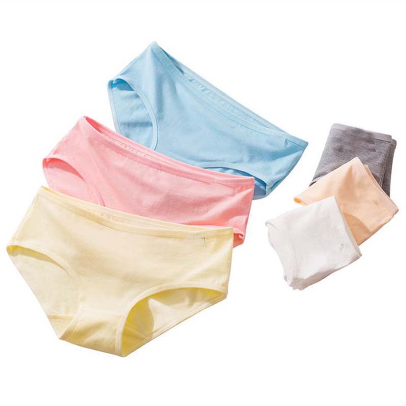 10Pcs-lot Mid-Rise Underwears Cotton Panties Women Stretchable Elastic Seamless Pants Lingerie Femme Milk Fiber Panty Women&#039;s Intimates