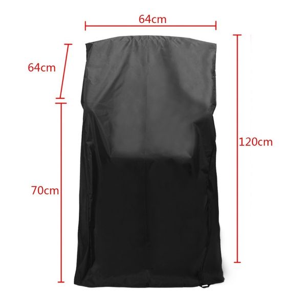 1pcs Heavy Duty Waterproof Chair Cover Dustproof Rain Cover For Outdoor Garden Patio Furniture Protector 64x64x120-70cm 201119