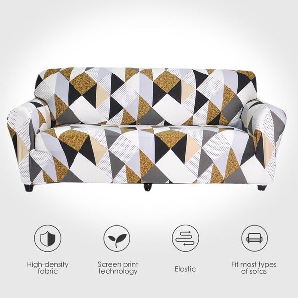 Stretch Sofa Covers Furniture Protector Polyester Loveseat Couch Cover l 1-2-3-4-seater Arm Chair Cover for Living Room 201119