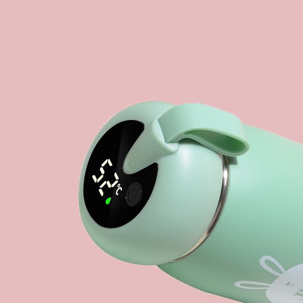 Intelligent Thermos Display Temperature Stainless Steel Thermo Cup Strainer Coffee Tea Vacuum Cup Travel Office Water Bottle LJ201221