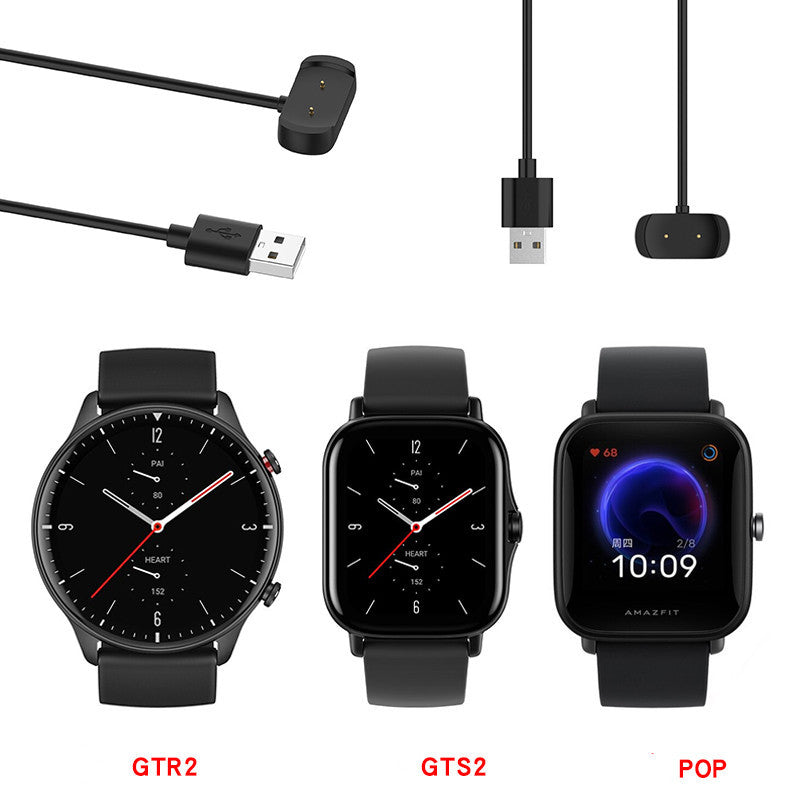 Magnetic Charging Dock Cradle Charger Cable For Huami Amazfit GTR2 GTS2 biP U pop Smart Watch Bracelet