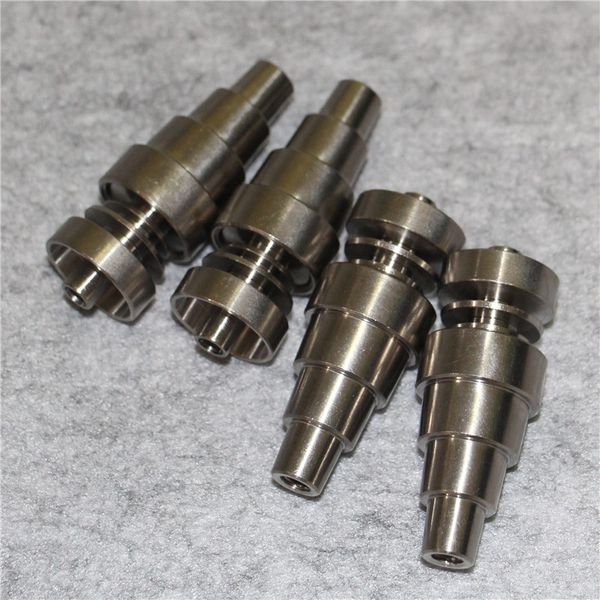 Hand tools 6 in 1 Domeless GR2 Titanium Nail 10-14mm-18mm Male Female dab nail Ti Nails For glass bong water pipe oil rig