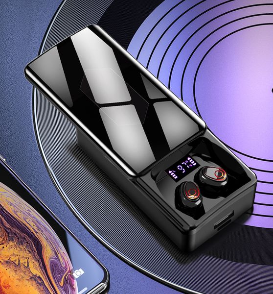 NEW TWS Bluetooth 5.1 Earphones 10000mAh Charging Box Wireless Headphones 9D Stereo Sports Waterproof Earbuds Headsets With Dual Mic