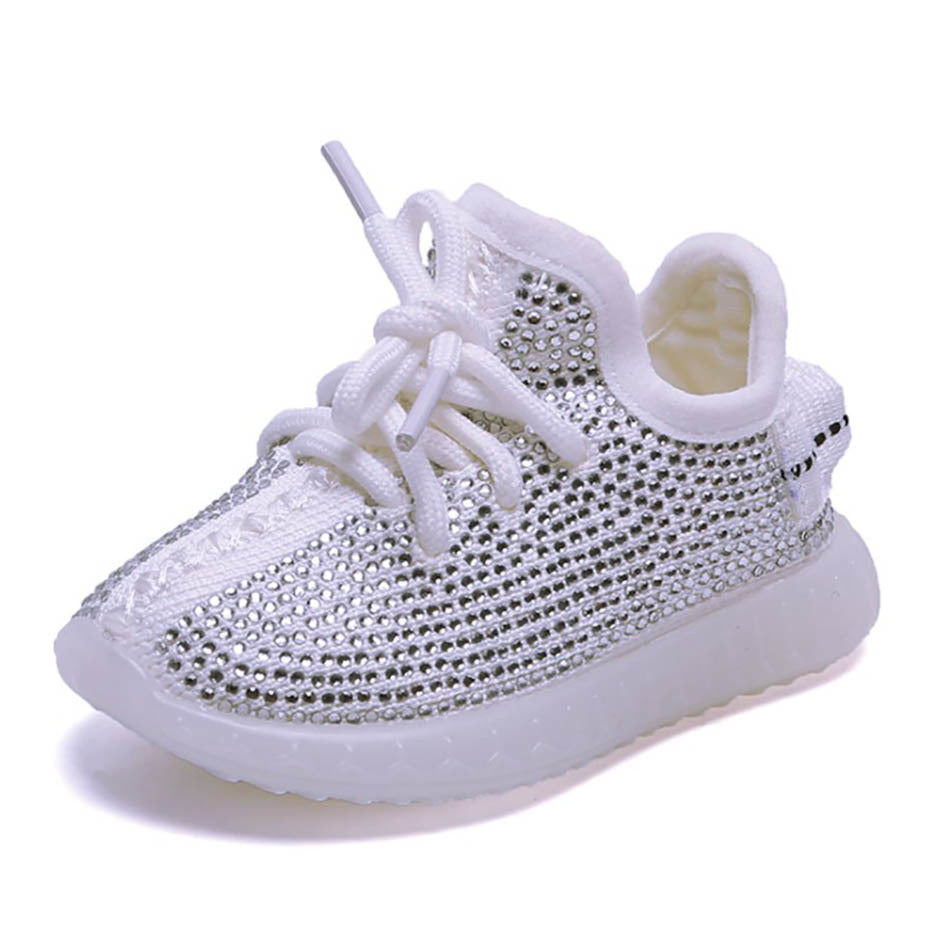 Girl Baby 2020 Spring-Autumn Boy Toddler Shoes Infant Rhinestone Sneakers Coconut Shoes Soft Comfortable Kid
