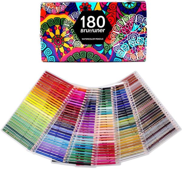 180 Colours Watercolour Pencils for Drawing Art Colouring Pencils for Sketching, Shading & Coloring 201202