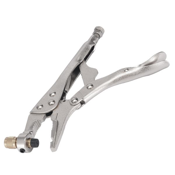 1-4&quot; SAE Interface Locking Pliers Steel Refrigeration Recovery Clamp Plier Tool For Air Conditioner Refrigerant Repair Hand Tool Y20032
