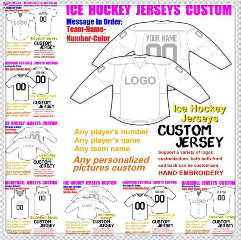 Custom BASKETBALL BASEBALL ICE HOCKEY American football Jerseys For Men Women Youth College Color 32 TEAMS Sports jersey woman 4xl 5xl 6xl