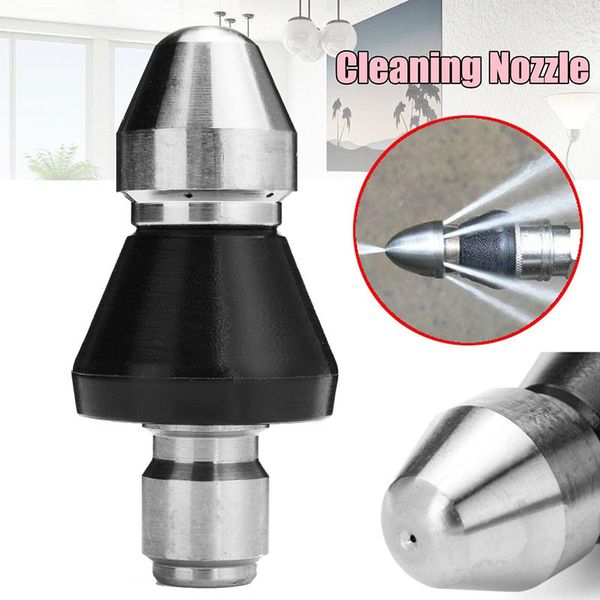 1-4 Inch Pressure Washer Drain Sewer Cleaning Pipe Jetter Rotary Nozzle 7 Jets Y200106
