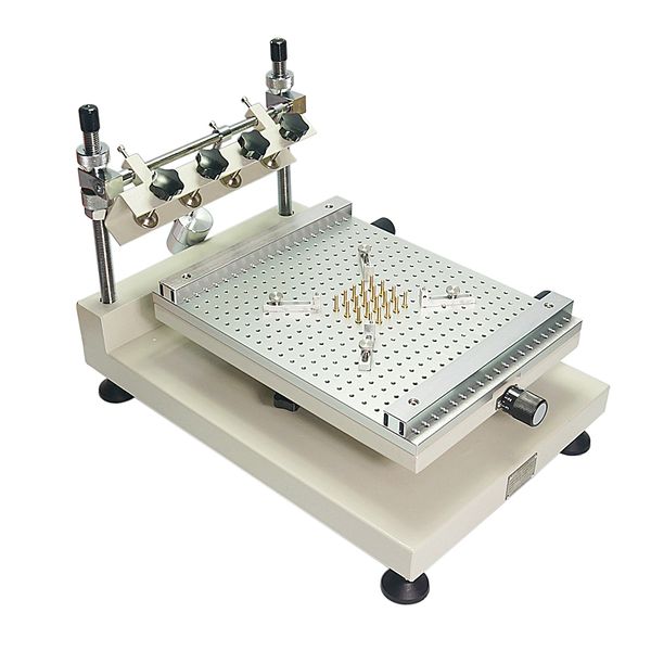 Silkscreen printing Machine ZB3040H Chip repair Simple solder paste read glue and stencil printing Manual adjustment print size 250x400mm
