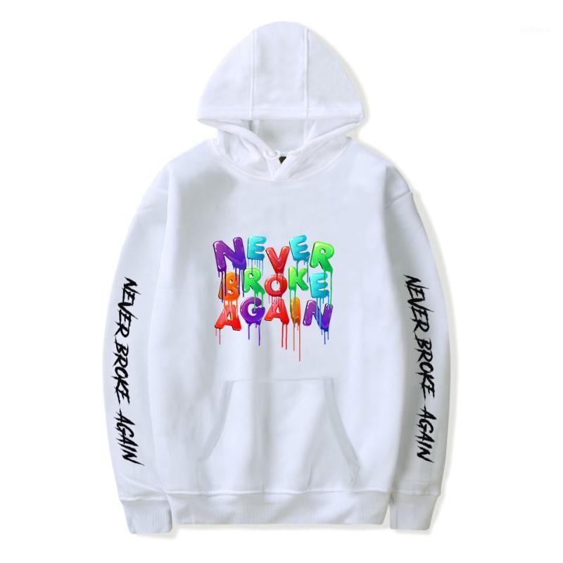 Never Broke Again Hoodie Men-Women sweatshirtHarajuku Youngboy Cotton oversize Sweatshirts Printed Streetwear White Plus Size1