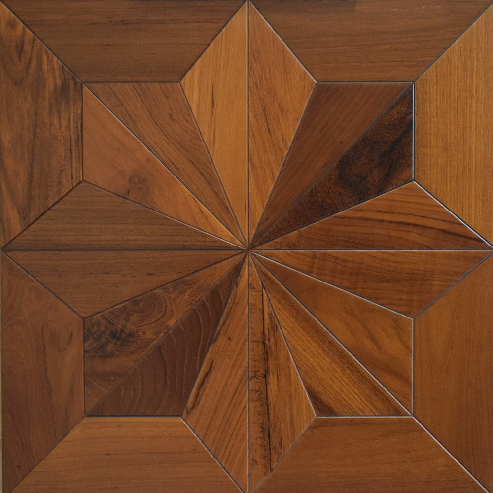 Burma Teak Hardwood flooring golden color finished solid tiles timber wood floor parquet household high-end product inner decorative woodworking dec