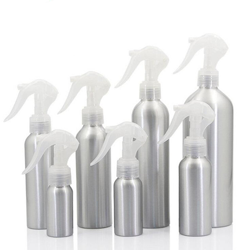 Spray Bottle 30-50-100-120-150-250ml Cosmetic Dispenser Travel Kit Aluminum Beauty Containers Set Hand Antiseptic Mist Spraying Perfume Bottles