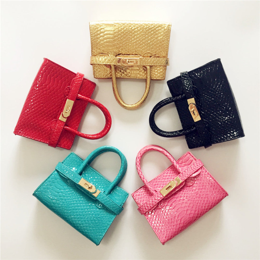 Fashion Kids Kids Handbags High Quality Tote Baby Girls Princess Purses Cross-body Bags Children Candy Coin Bags Birthday Gifts