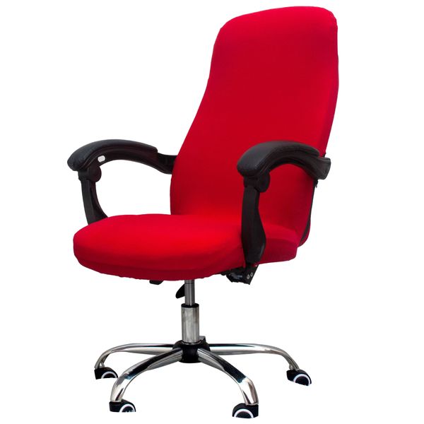 New Office Rotating Computer Chair Covers Elastic Chair Cover Anti-dirty Removable Lift Chair Cover for Meeting Room Seat Cover 201119