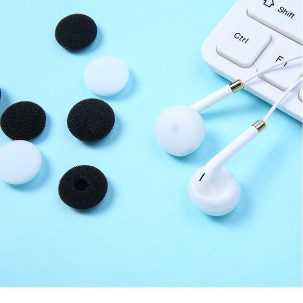 20pcs Soft Foam Earbud Headphone Earpads Replacement Sponge Covers Headset Earphone For 1.5cm Earphones He qyltRM