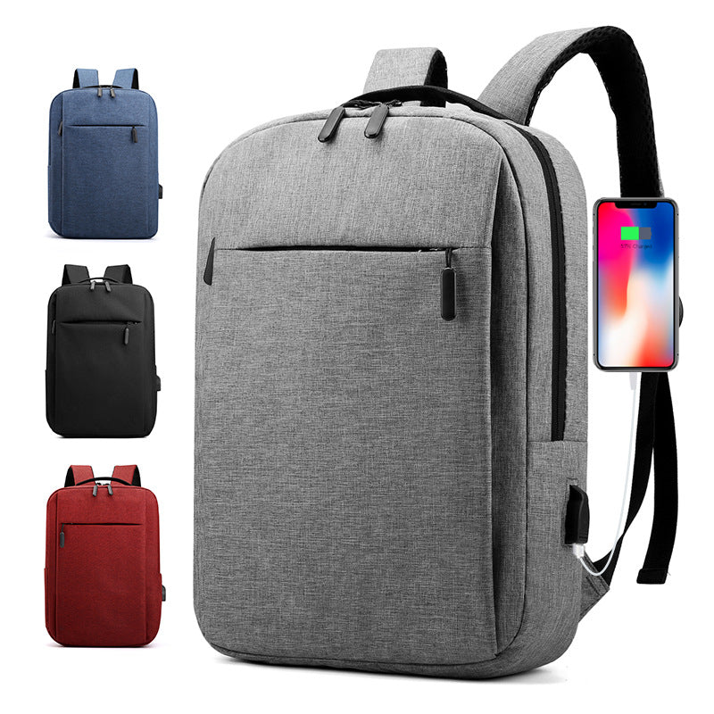 Canvas Travel Backpack Business Large Capacity Bags Computer Bag Simple Backpacks Custom Schoolbag Laptop Notebook Bagss Anti Theft Backpacks