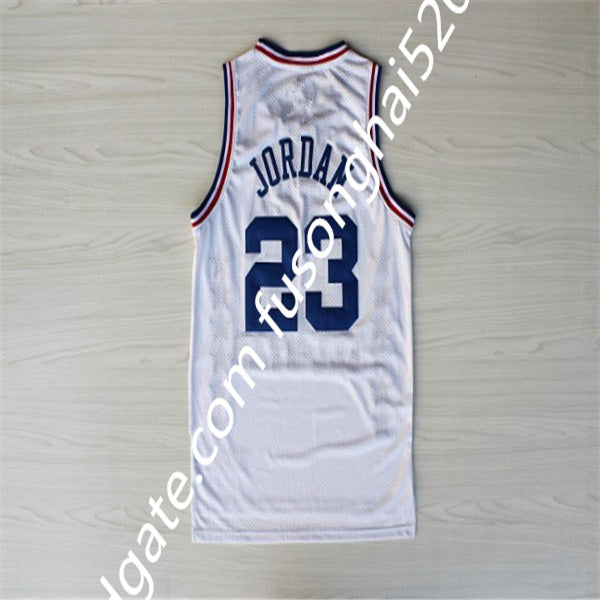 Men 23 Basketball Jersey Red MI Space Jam LOONEY TOONES Michaels Squad Team 96 98 Shirts TUNESQUAD Throw back College North Carolina to