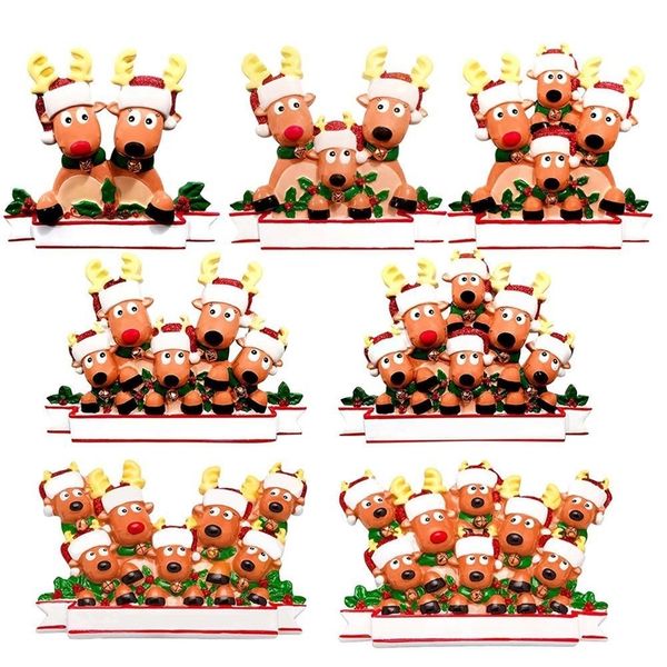 Christmas Ornament Personalized Family Decor Pendant Gift Y201020