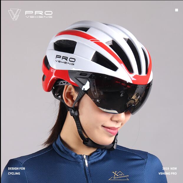 Tour de France cycling helmet male sports goggles mountain bike helmet female road bike equipment supplies